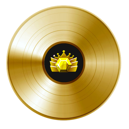 Gold VIP badge